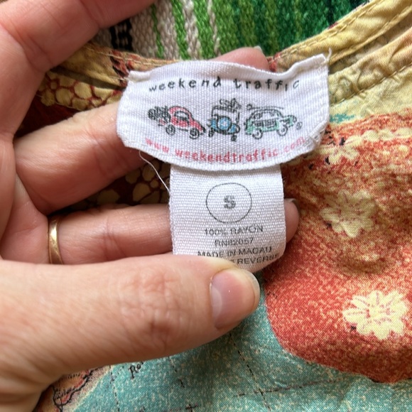 Weekend Traffic Rayon Vacation Dress - Picture 8 of 8